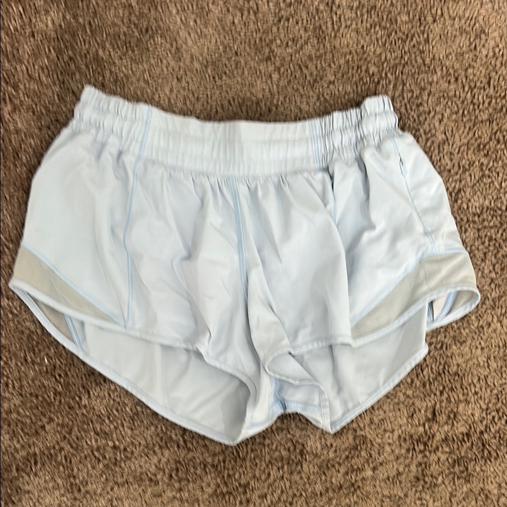 Lululemon Athletica White Athletic Shorts Performance Fit